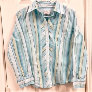 V-Neck Ann Taylor Dress Shirt